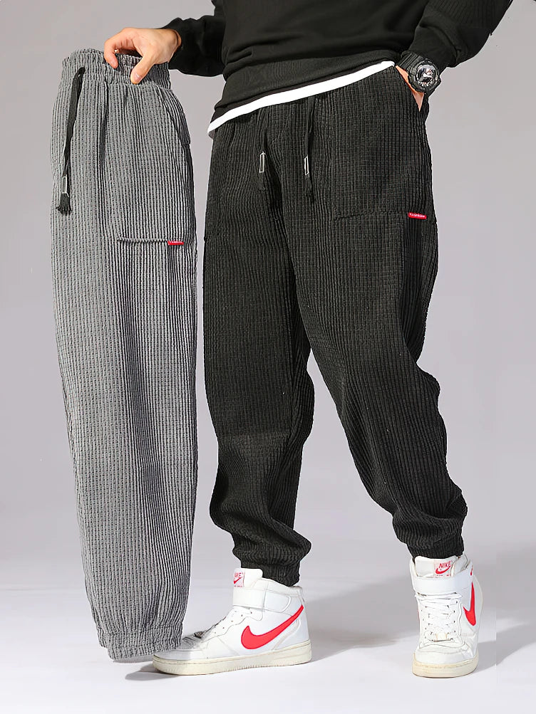 Cozy Ribbed Jogger Pants