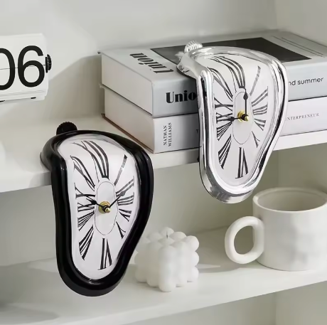 Whimsical Melting Clock