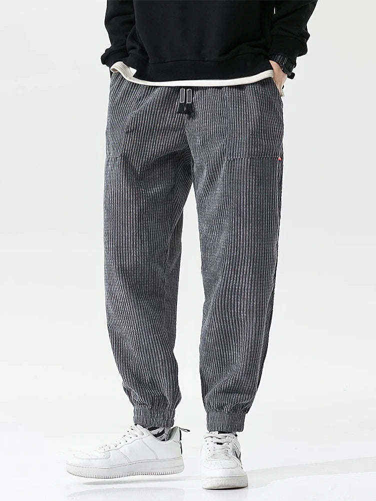 Cozy Ribbed Jogger Pants