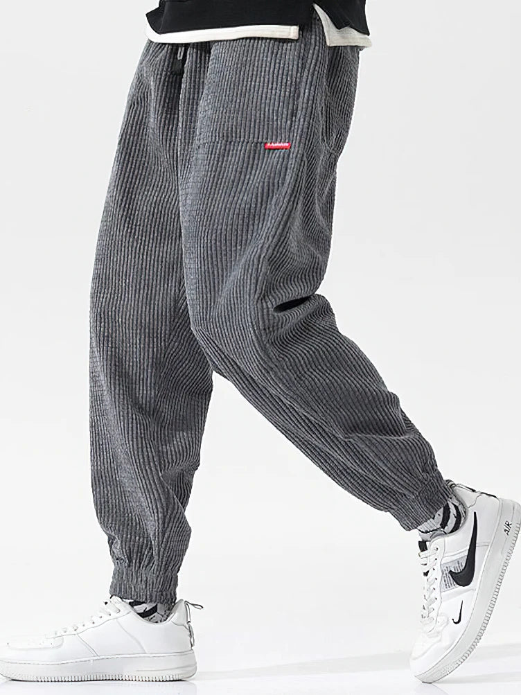 Cozy Ribbed Jogger Pants